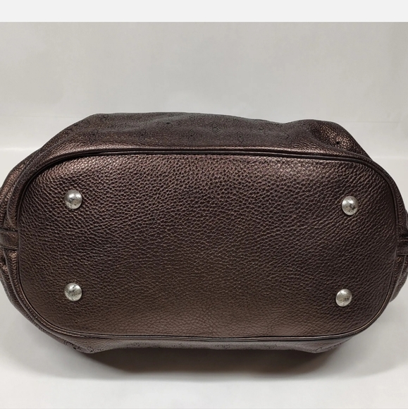 Louis Vuitton LV Shoulder Bag Morudore Brown Mahina handbag - Picture 5 of 9